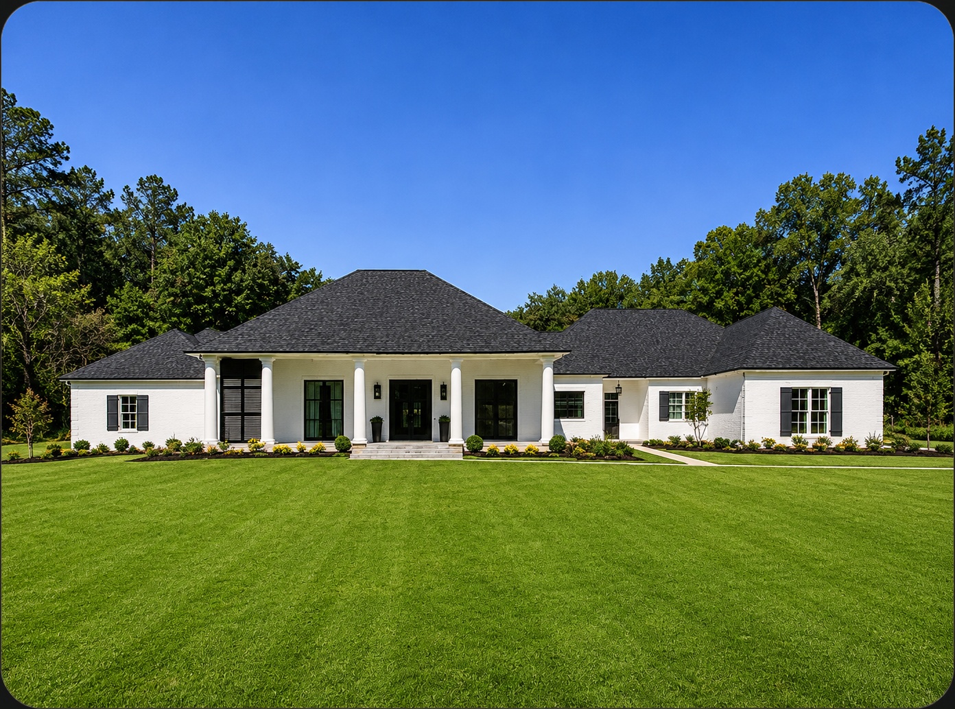 Custom home exterior by Chad Tompkins
