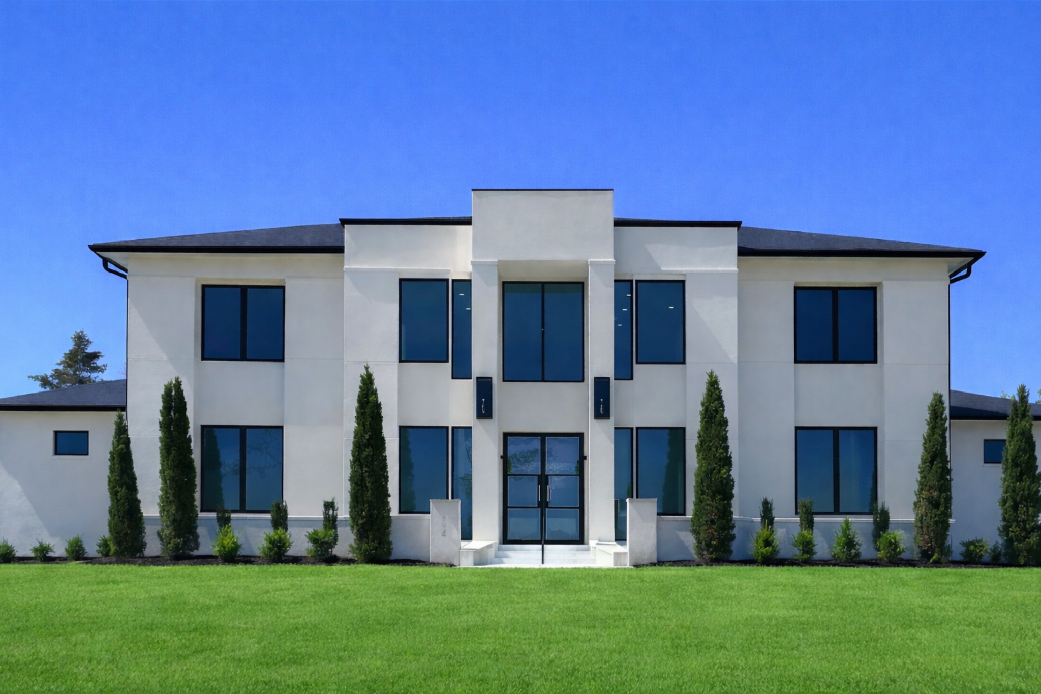 Custom home exterior by Chad Tompkins