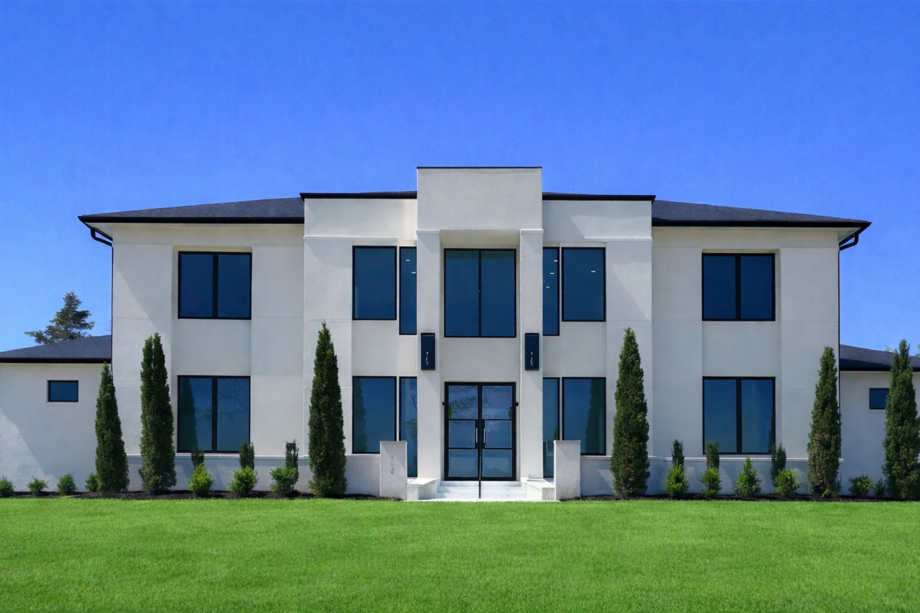 Custom home exterior by Chad Tompkins